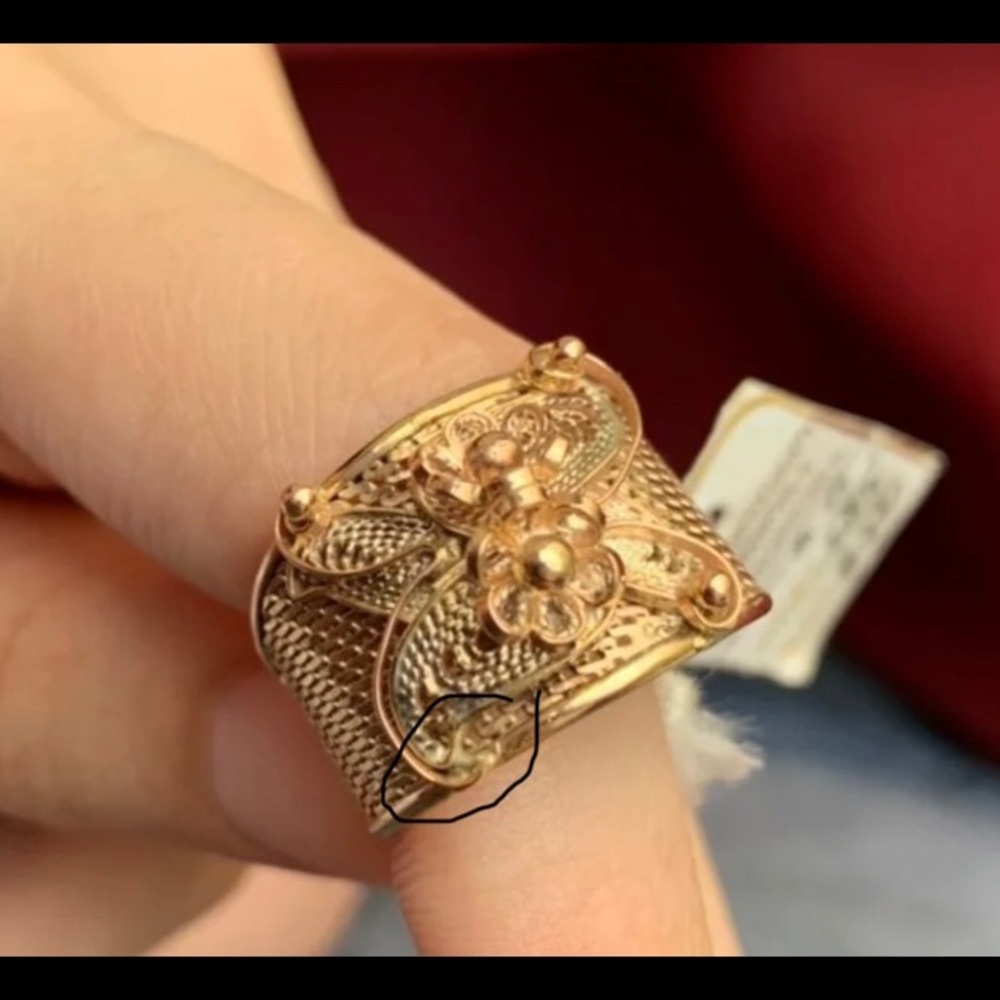 14k real solid (585) yellow gold - Picture 6 of 6